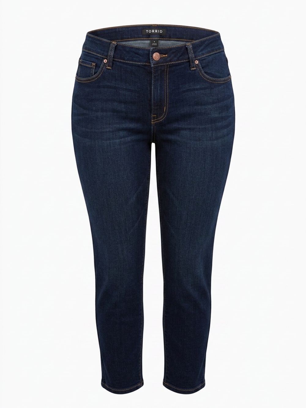 Torrid Blue Cropped Jeans